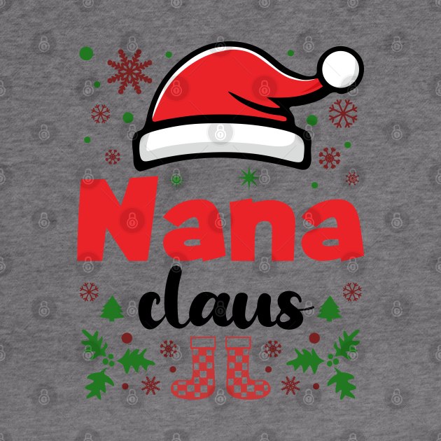 Nana Claus Christmas Grandma by JaussZ